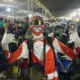 Pemudik Asal Tangerang Pakai Kostum Power Rangers Saat Perjalanan ke Lampung