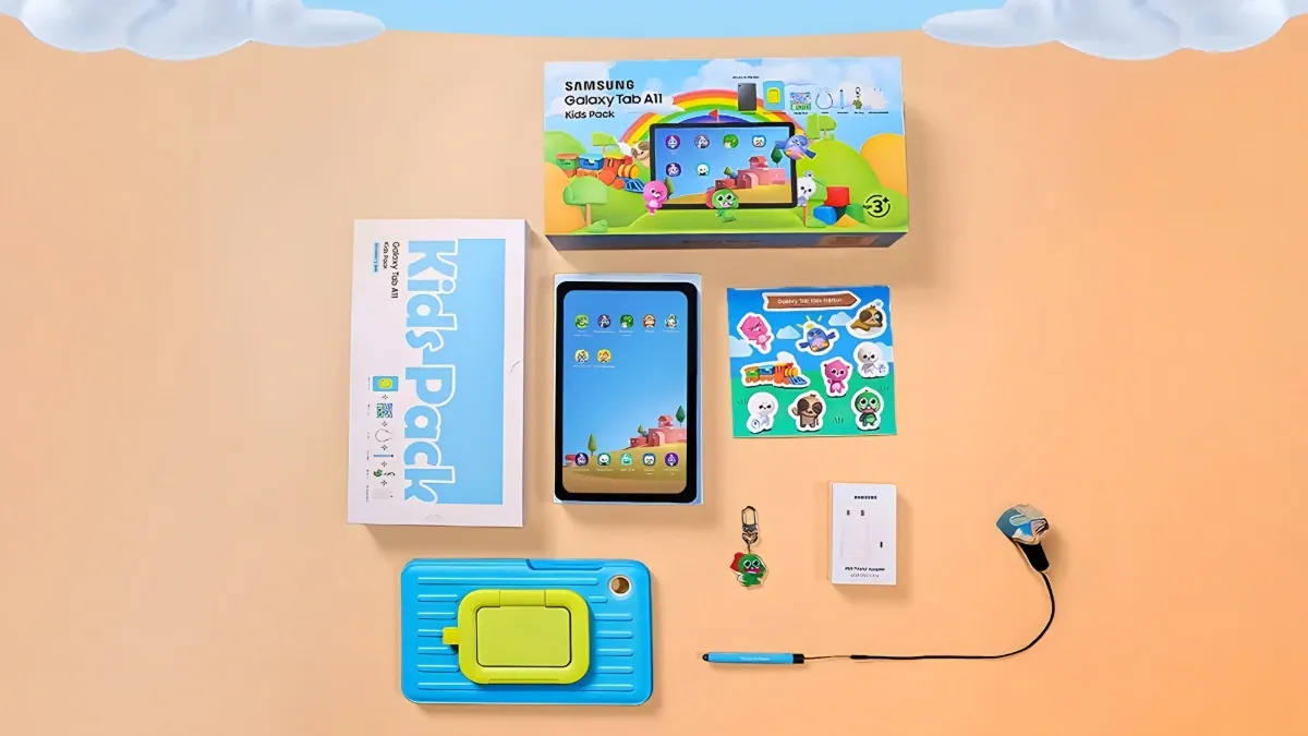 Samsung Galaxy Tab A11 Kids Pack Resmi, Dibekali Fitur AI Solve Math untuk Anak