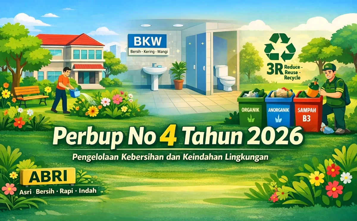 Standar Kebersihan Baru Diterapkan Warga Lampung Selatan Harus Pilah Sampah