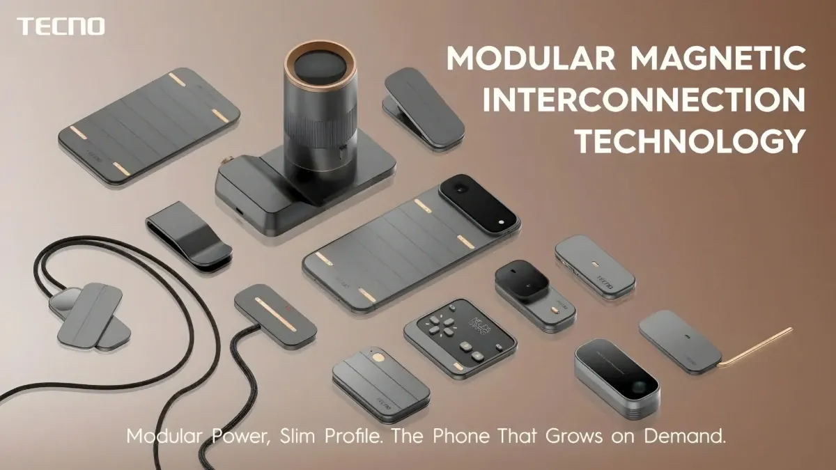 Tecno Perkenalkan Smartphone Modular Konsep Terbarunya di Mobile World Congress 2026