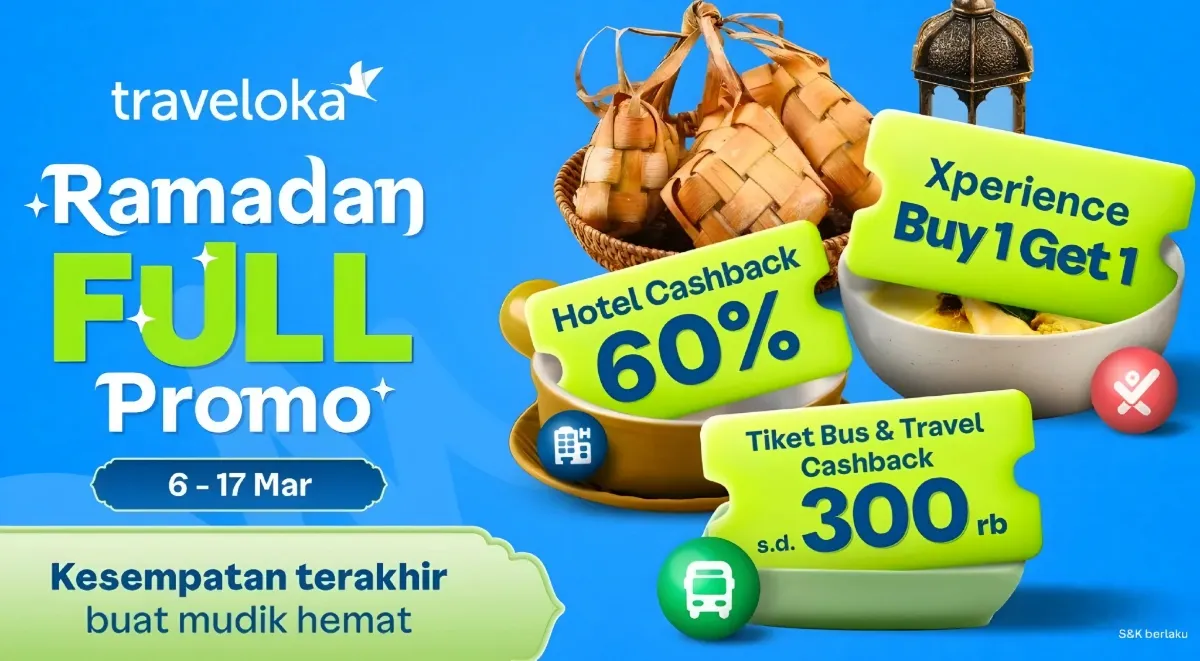 Traveloka Siapkan Penawaran Khusus Ramadan Bagi Pemudik Mendadak Jelang Lebaran 2026