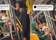 Emak-Emak Ngamuk di TransJakarta Viral, Diduga Sosok yang Sama dengan Insiden Eskalator