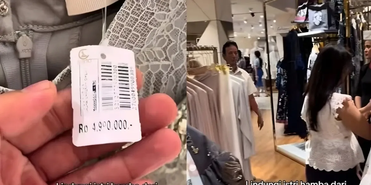 Waduh! Suami ‘Kaget’ Lihat Harga Baju Rp4,9 Juta di PIM 2, Netizen Ikutan Ngerem Dompet