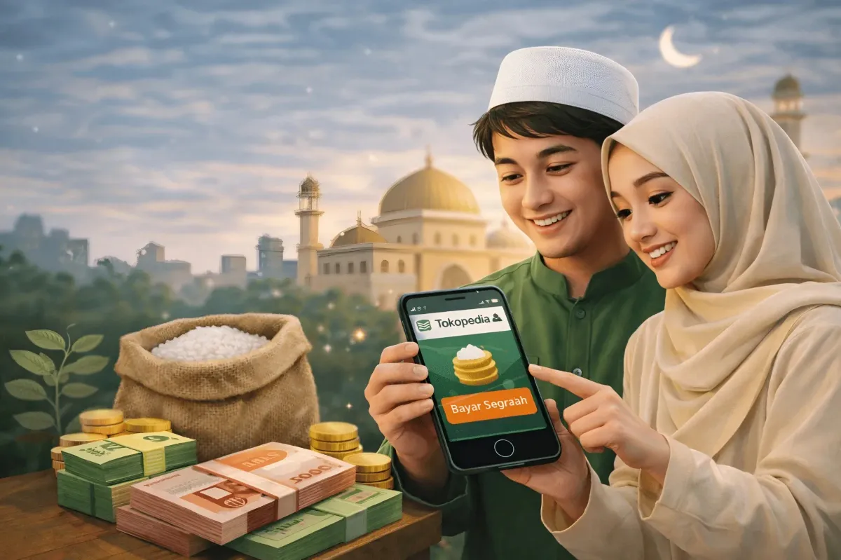 Zakat Fitrah Online Makin Praktis, Tokopedia Hadirkan Fitur Pembayaran Mudah