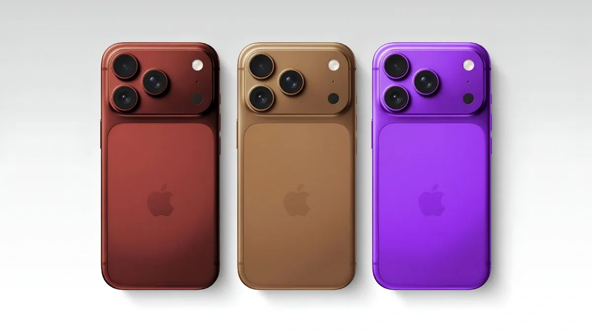 iPhone 18 Pro Punya Wajah Baru! Bocoran Warna Cokelat & Ungu, Chip 2nm Terungkap