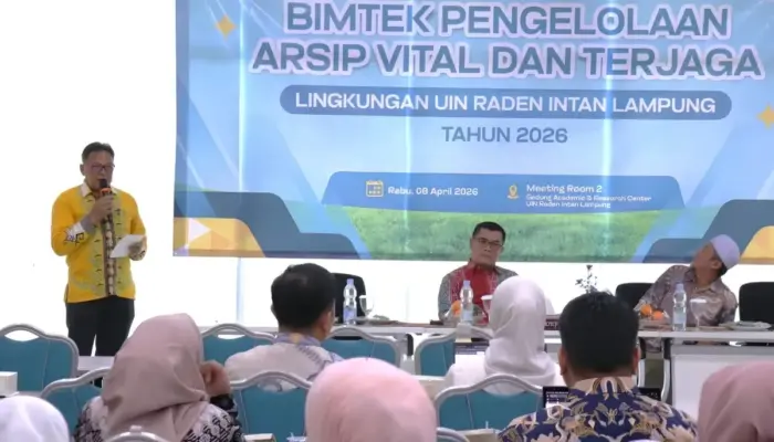 UIN Raden Intan Lampung Gelar Bimtek Pengelolaan Arsip Vital dan Terjaga 2026
