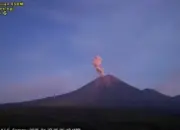 Erupsi Gunung Semeru 23 April 2026: Kolom Abu Capai 1 Km, Sebaran Mengarah ke Barat