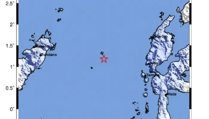 Gempa M5,0 Guncang Ternate Hari Ini, Pusat di Laut Getaran Terasa hingga Daratan