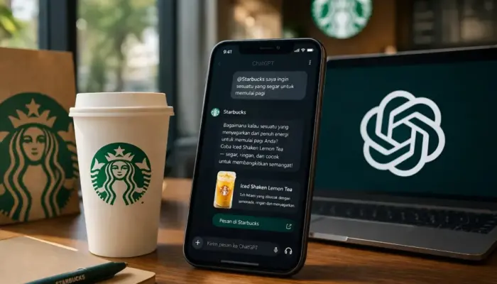Pesan Starbucks Kini Bisa Lewat ChatGPT, Lebih Personal dan Sesuai Mood Pengguna