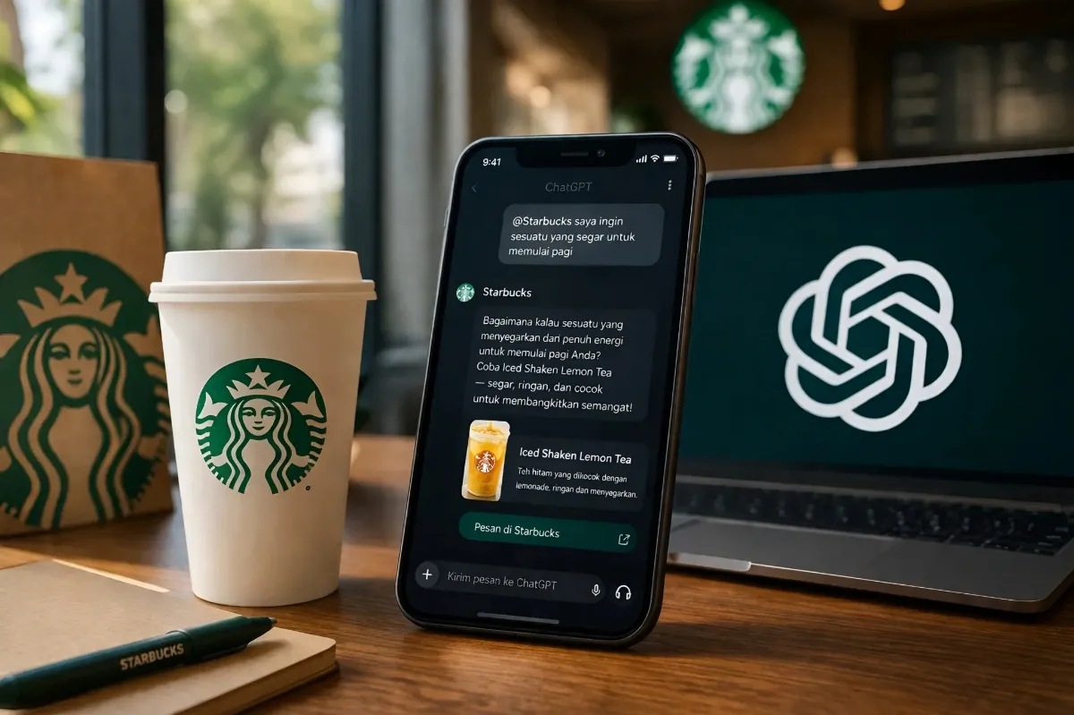 Lewat ChatGPT, Pesanan Starbucks Jadi Lebih Sesuai Selera dan Suasana Hati