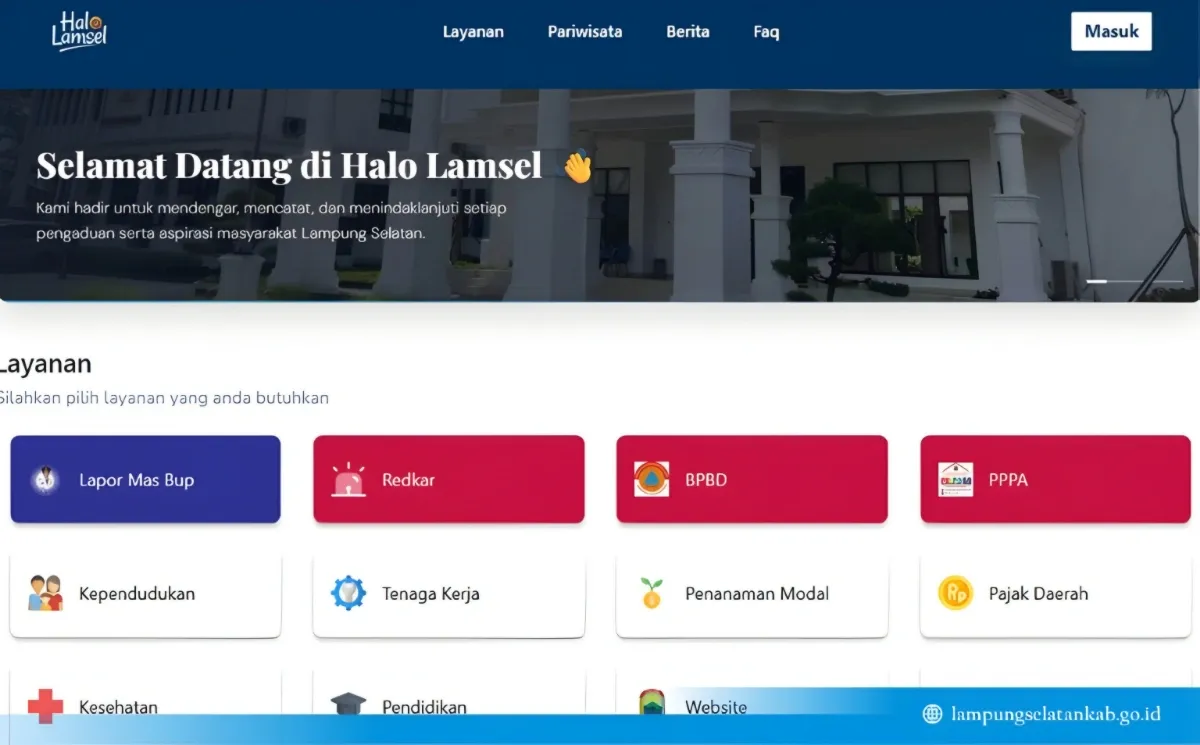 Pemkab Lampung Selatan Luncurkan Hallo Lamsel, Warga Bisa Laporkan Layanan Publik dan Infrastruktur