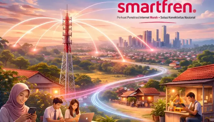 Smartfren Perkuat Strategi Internet Murah 2026 untuk Dorong Ekonomi Digital Nasional