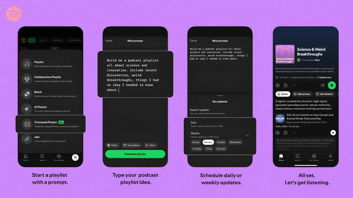 Spotify Hadirkan AI Playlist, Podcast Bisa Diatur Berdasarkan Mood Pengguna