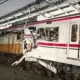 Tabrakan KRL dengan KA Argo Bromo Anggrek di Bekasi Timur Gerbong Rusak Parah