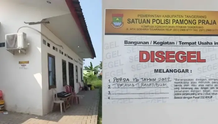Seusai Jumat Agung, Rumah Doa POUK di Tangerang Disegel Satpol PP karena Izin Bangunan Belum Keluar