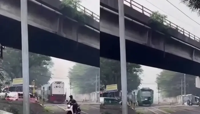 Viral Aksi Nekat Terobos Palang Kereta di Cimindi Cimahi, Publik Soroti Rendahnya Kesadaran Keselamatan
