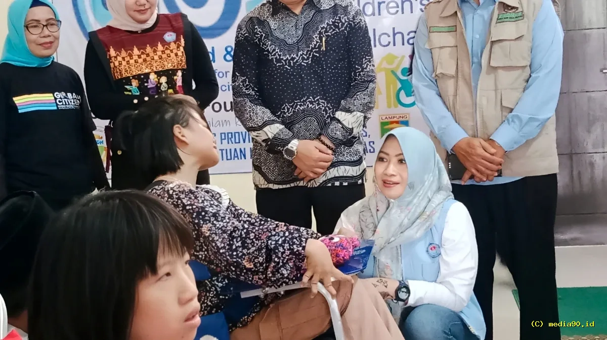 Bantuan 175 Kursi Roda untuk Anak Cerebral Palsy di Lampung Dapat Apresiasi Mayang Suri Djausal