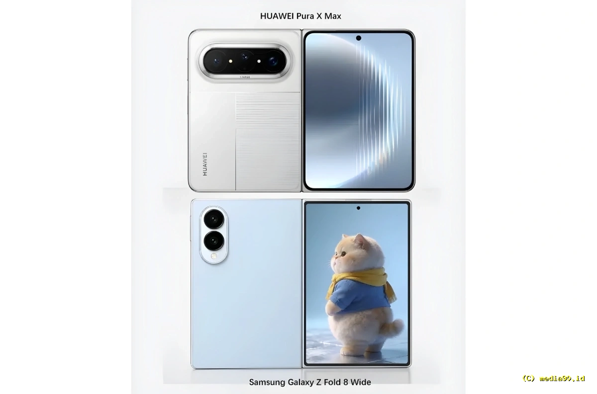 Bocoran Terbaru Galaxy Z Fold Wide, Desain Layar Diduga Mirip Pura X Max