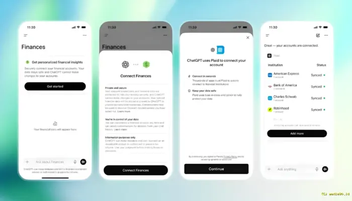 ChatGPT Personal Finance Hadir, AI Kini Bisa Analisis Kondisi Keuangan Pengguna
