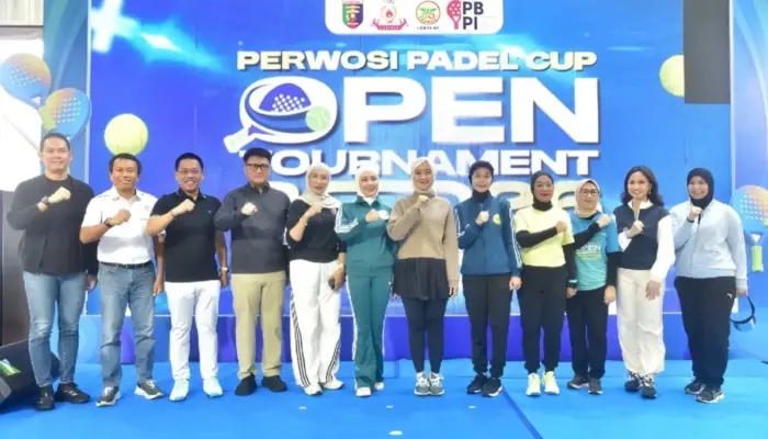 DPRD Lampung Dukung Pengembangan Olahraga Masyarakat Lewat Perwosi Padel Cup Open Tournament 2026