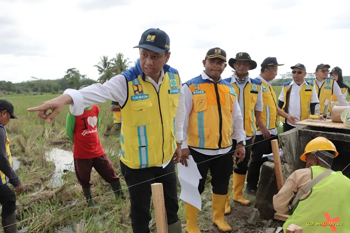 Direktur Bina OP Ditjen SDA Kementerian PU Tinjau Irigasi Mesuji–Tulang Bawang, Dorong Penambahan Pekerja