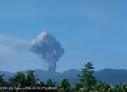 Erupsi Gunung Dukono 4 Mei 2026 Masih Berlangsung, Kolom Abu Capai 1.400 Meter
