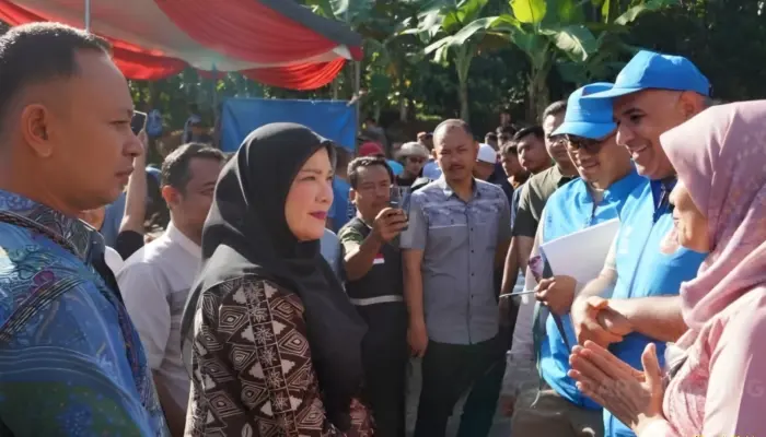 Eva Dwiana Hadiri Penyembelihan Kurban, 36 Ekor Sapi Disalurkan untuk Bandar Lampung