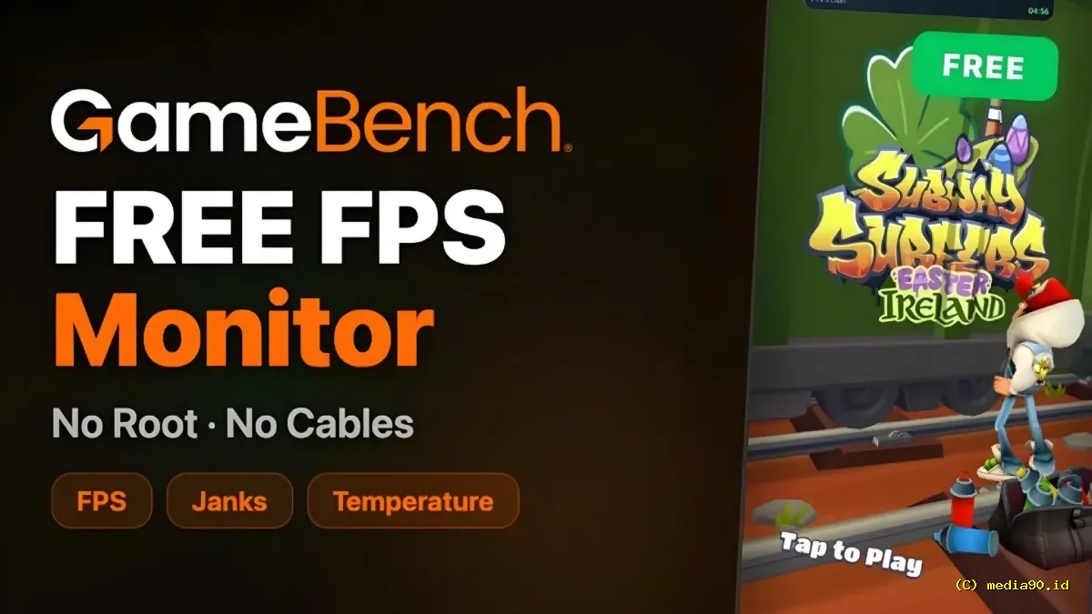 GameBench Luncurkan GameBench FPS Monitor Gratis untuk Pantau FPS Game