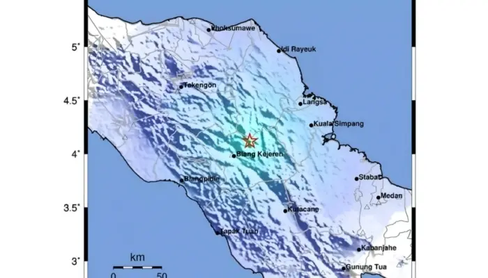 Gempa Magnitudo 4,4 Guncang Gayo Lues Aceh Hari Ini, Warga Diminta Waspada Gempa Susulan