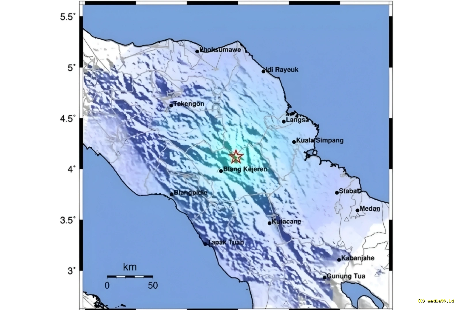 Gempa M44 Guncang Gayo Lues Aceh Warga Diminta Waspada Susulan
