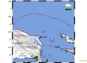 Gempa M4,5 Guncang Manokwari Dini Hari, Getaran Terasa Hingga Skala III MMI