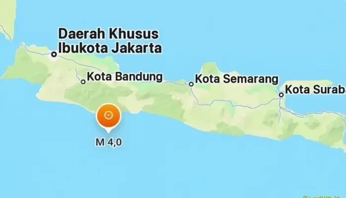 Gempa Magnitudo 4,0 Guncang Pangandaran Dini Hari, Getaran Terasa hingga Sejumlah Wilayah Jabar
