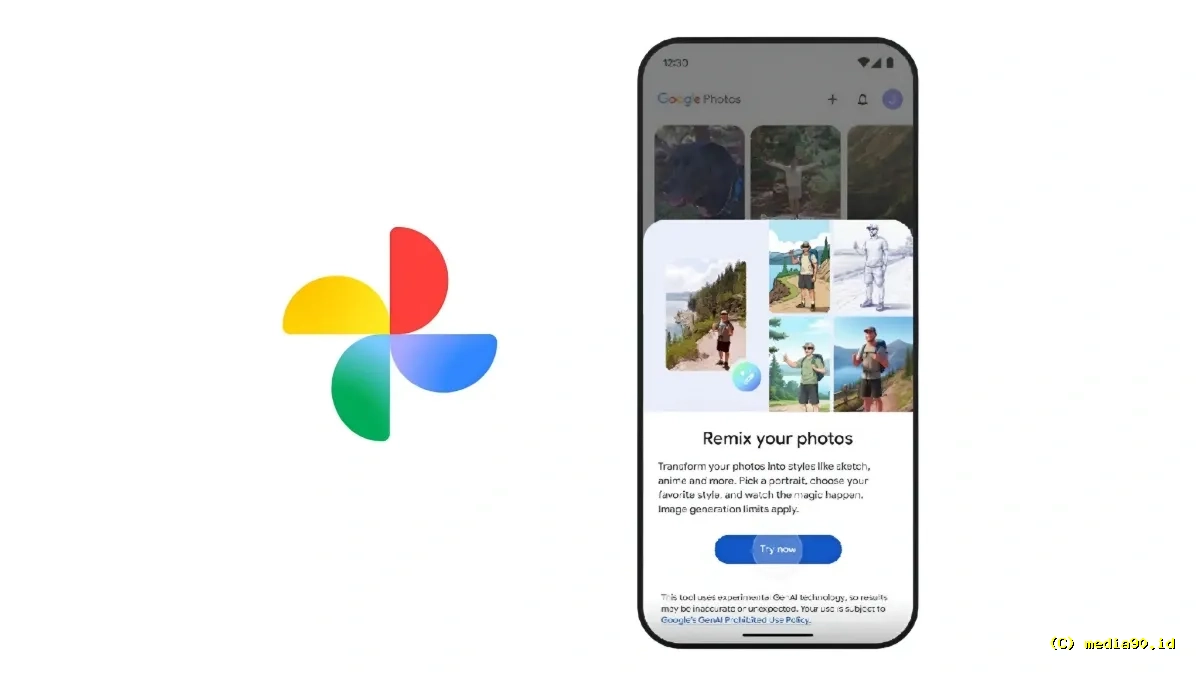 Google Photos Tambahkan Fitur AI Enhance untuk Hasil Foto Lebih Optimal