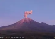 Gunung Semeru Erupsi Pagi Ini, Kolom Abu Capai 1,2 Kilometer, Warga Diminta Waspada