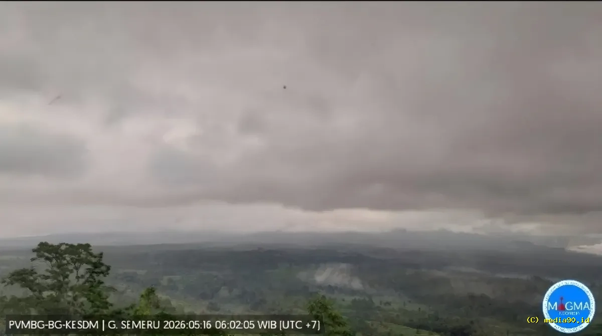 Gunung Semeru Kembali Bergolak, PVMBG Minta Warga Waspada dan Jauhi Area Bahaya