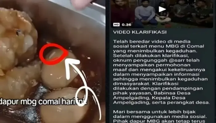 Viral Dugaan Menu MBG Berbelatung di SMA Pemalang, Pengunggah Minta Maaf dan Muncul Beragam Spekulasi