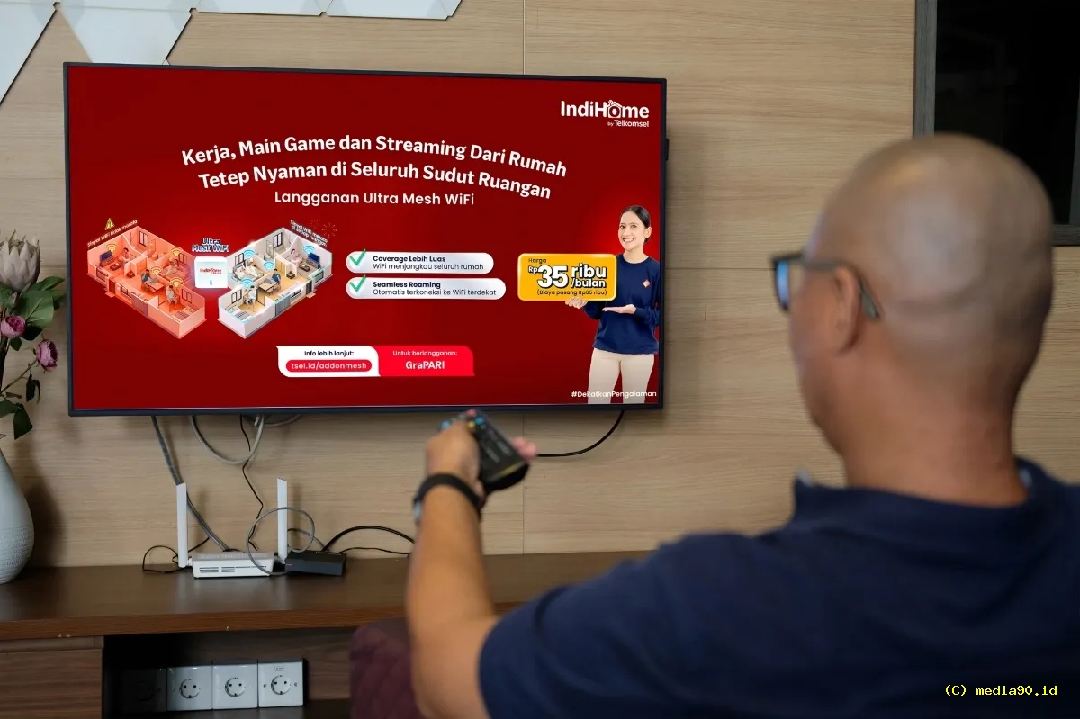 IndiHome Ultra Mesh Wi-Fi Resmi Diluncurkan, Telkomsel Tawarkan Internet Lebih Stabil