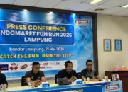 Indomaret Fun Run 2026 Siap Digelar di Bandar Lampung, Hadiah Motor hingga Voucher Belanja Menanti