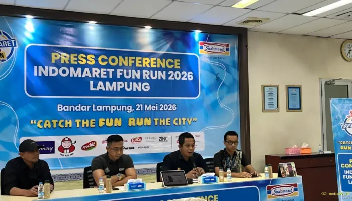 Indomaret Fun Run 2026 Siap Digelar di Bandar Lampung, Hadiah Motor hingga Voucher Belanja Menanti