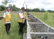 BBWS Mesuji Sekampung Percepat Perbaikan Irigasi Gantung di Rawajitu