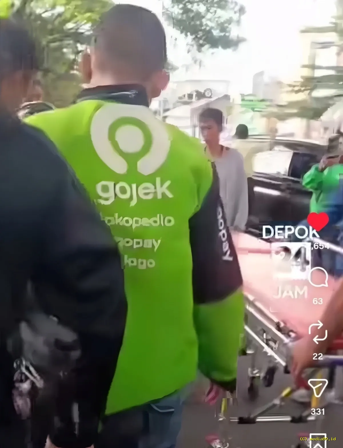Kecelakaan Tunggal Terjadi di Margonda Depok, Pengendara Diduga Kurang Istirahat