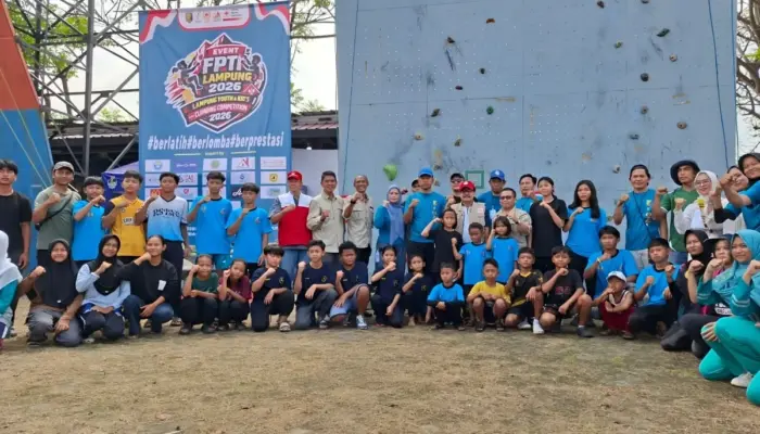 Ratusan Atlet Muda Ramaikan Lampung Youth and Kids Climbing Competition 2026