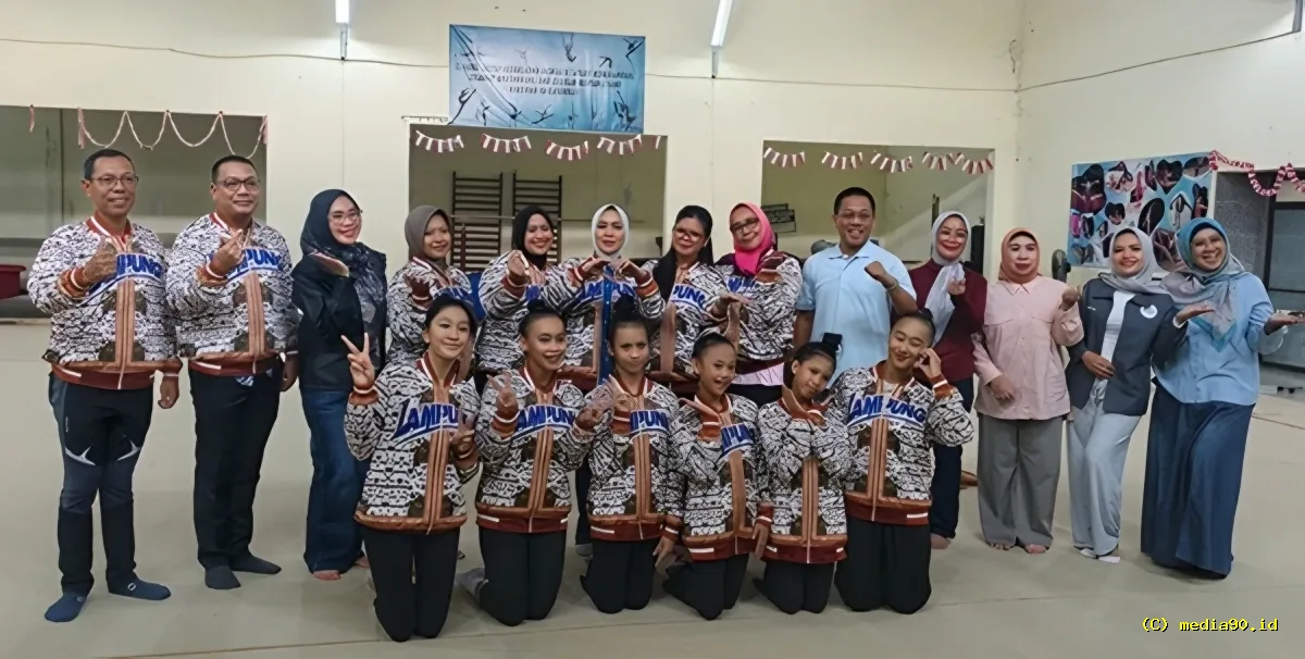 Lampung Kirim Enam Atlet Senam Ritmik ke Kejurnas Gimnastik Junior Senior di Bandung