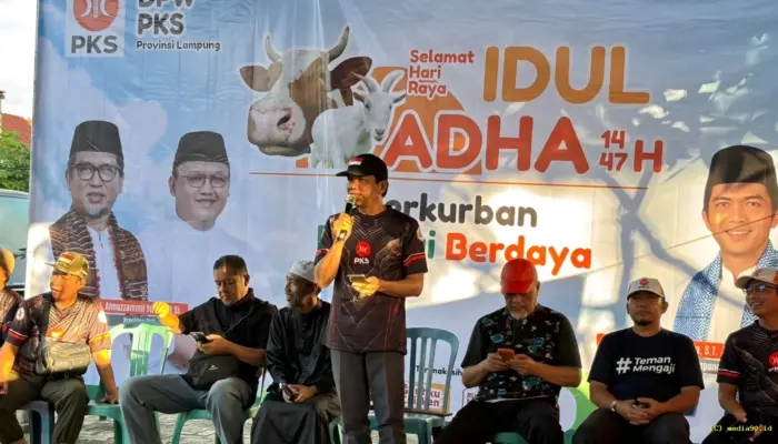 PKS Lampung Salurkan 219 Hewan Kurban pada Iduladha 2026, Jangkau Masyarakat hingga Pelosok Daerah