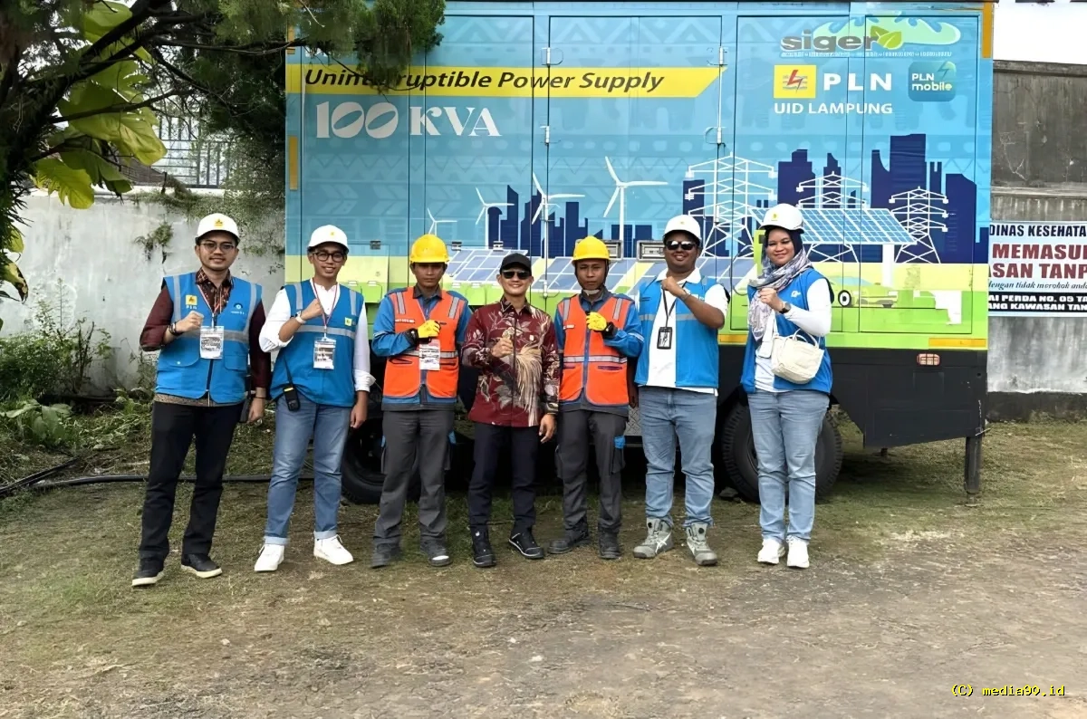 Pasokan Listrik Terjaga, PLN Sukses Dukung Kunjungan Wapres Gibran di Lampung