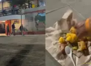 Viral! Pedagang Nasi Kuning di Lapangan Vatulemo Dilaporkan Pembeli, Diduga Jual Makanan Basi