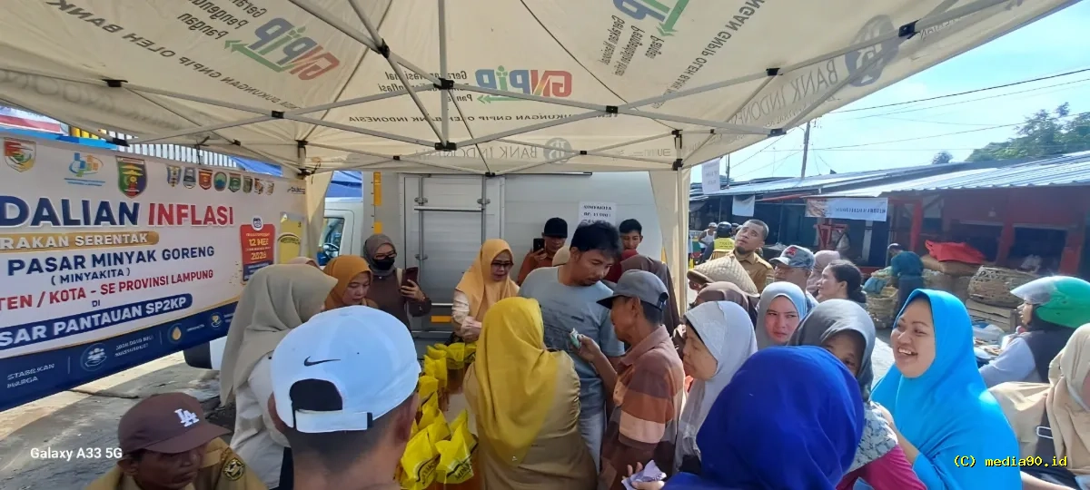 Pemprov Lampung Gelar Operasi Pasar Murah Serentak di 15 Daerah untuk Stabilkan Harga
