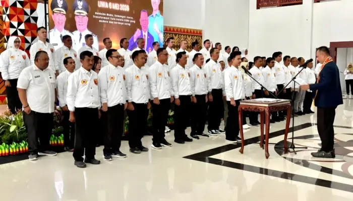 Pengurus KONI Lampung Barat Resmi Dilantik, Pembinaan Atlet Jadi Fokus Menuju PON