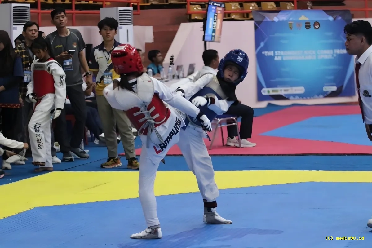 Ribuan Atlet Ramaikan Kejuaraan Taekwondo Gubernur Lampung Cup II, TI Lampung Bidik Talenta Baru