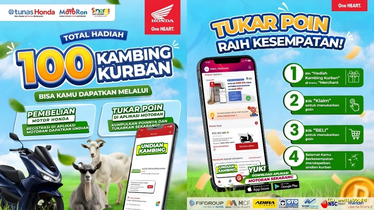 Semangat Sinergi untuk Negeri, TDM Lampung Salurkan Ratusan Hewan Kurban via Aplikasi Motoran